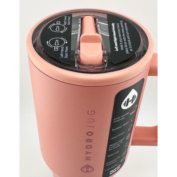 BRAND NEW LIMITED EDITION HydroJug 40 oz Traveler, DAHLIA - Picture 3 of 5